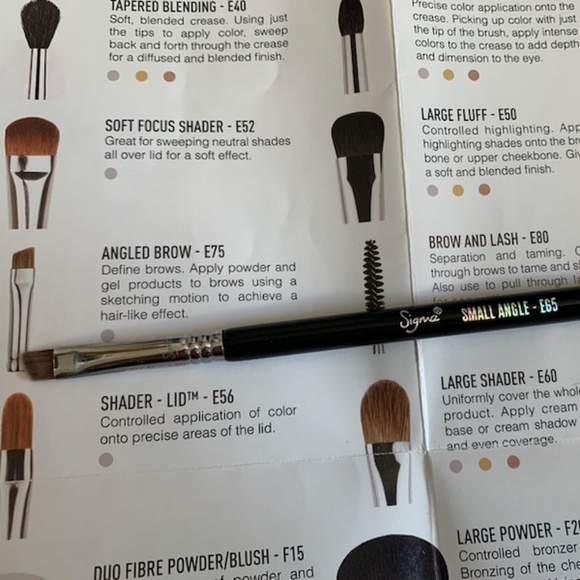 🆕 Sigma E65 Small Angle Brush - Picture 2 of 9
